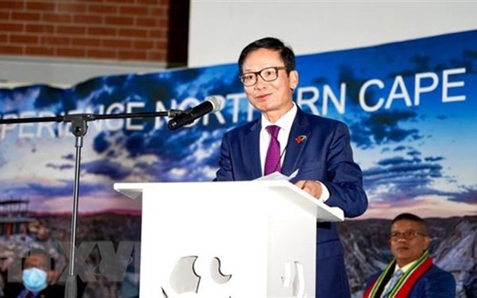 El embajador de Vietnam en Sudáfrica, Hoang Van Loi, en el evento (Foto: VNA)