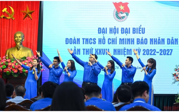  La Unión de Jóvenes Comunistas Ho Chi Minh del periódico Nhan Dan (Foto: Thanh Dat)
