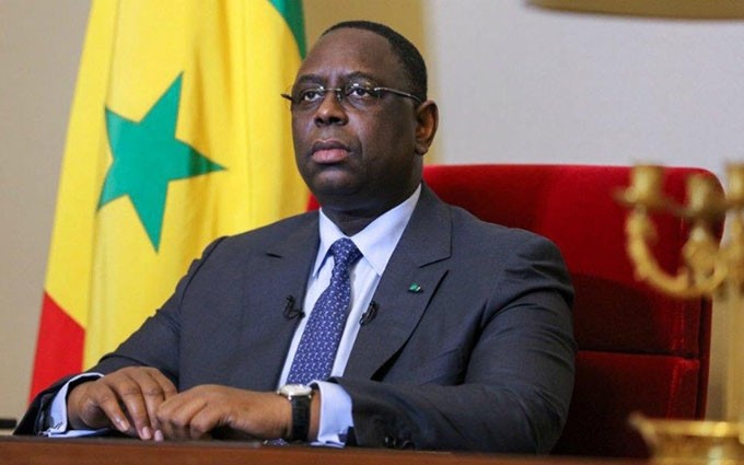 El presidente de Senegal, Macky Sall, insta a la "gran familia de la UA" a responder de manera proactiva a los desastres humanitarios. (Fotografía: France 24/VNA)