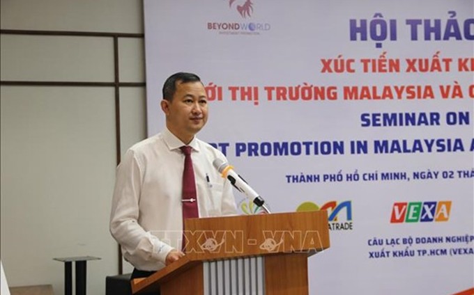 El subdirector del Centro de Promoción Comercial e Inversión de Ciudad Ho Chi Minh (CPCI) Tran Phu Lu. (Fotografía: VNA) 