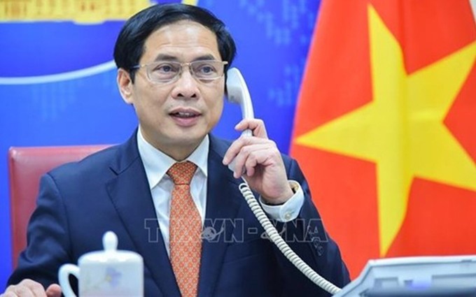 El ministro de Relaciones Exteriores de Vietnam, Bui Thanh Son. (Fotografía: VNA) 