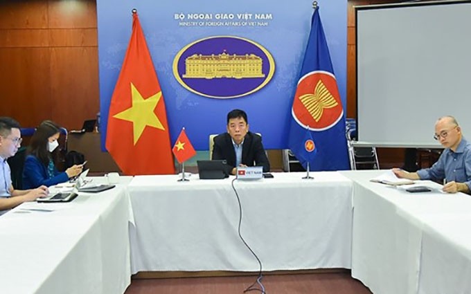Vietnam participa en Reunión virtual de Altos Funcionarios del Foro Regional de la Asean. (Fotografía: baoquocte.vn)