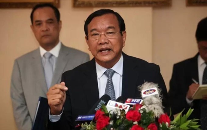 Prak Sokhonn, vicepremier y ministro de Asuntos Exteriores y Cooperación Internacional de Camboya. (Fotografía: cambodiadaily.com)