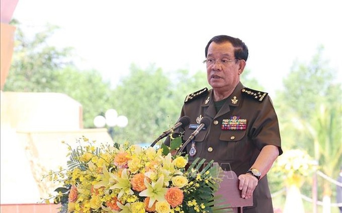 El primer ministro de Camboya, Hun Sen. (Fotografía: VNA)