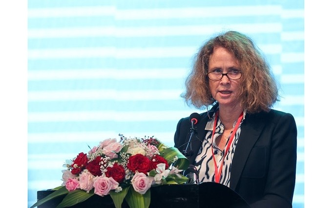  Carolyn Turk, directora general de BM en Vietnam. (Fotografía: VNA) 