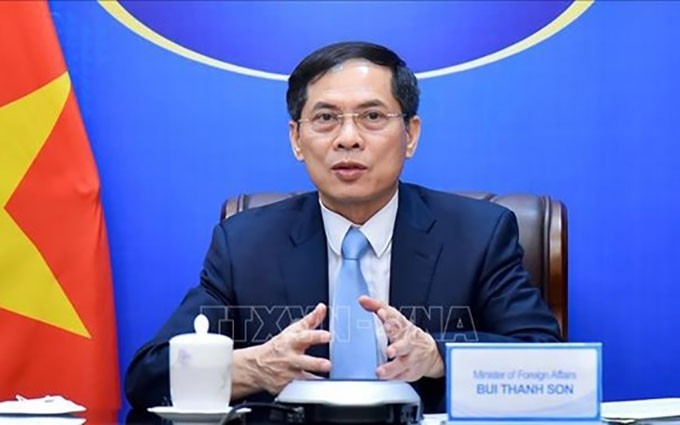 El ministro de Relaciones Exteriores de Vietnam, Bui Thanh Son. (Fotografía: VNA)