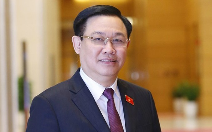 El presidente de la Asamblea Nacional de Vietnam, Vuong Dinh Hue. (Fotografía: VNA)