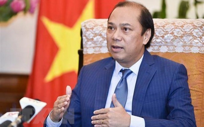 El vicecanciller vietnamita Nguyen Quoc Dung. (Fotografía: VNA)