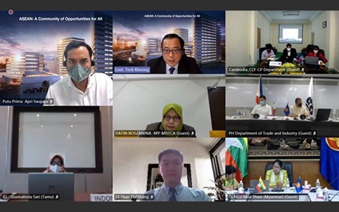 Vietnam asistió a la 24 reunión virtual del Comité de Protección al Consumidor de la Asean, efectuada del 17 al 19 de mayo. (Fotografía: moit.gov.vn)