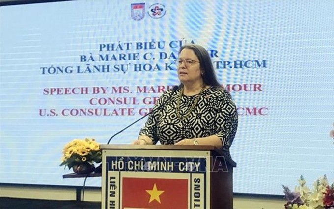 Marie C. Damour, cónsul general de Estados Unidos en Ciudad Ho Chi Minh. (Fotografía: VNA)