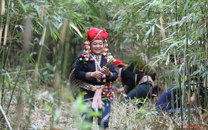 Una habitante del grupo Yao en la provincia vietnamita de Lao Cai. (Fotografía: Nhan Dan)