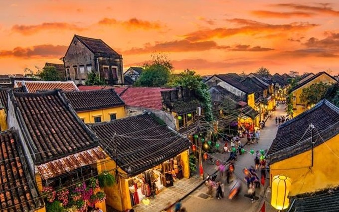 Un rincón del centro de la antigua ciudad de Hoi An. (Fotografía: VNA)