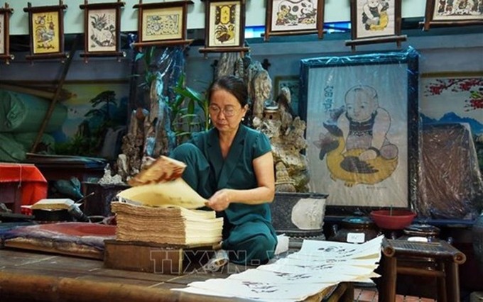 El pueblo artesanal de Dong Ho. (Fotografía: VNA)