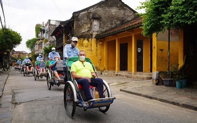 Turistas en Hoi An. (Fotografía: VNA)