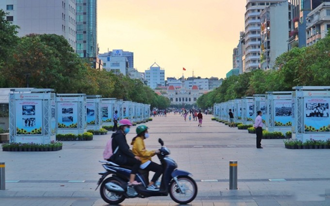 La calle peatonal de Nguyen Hue, en Ciudad Ho Chi Minh. (Fotografía: tuoitre.vn)
