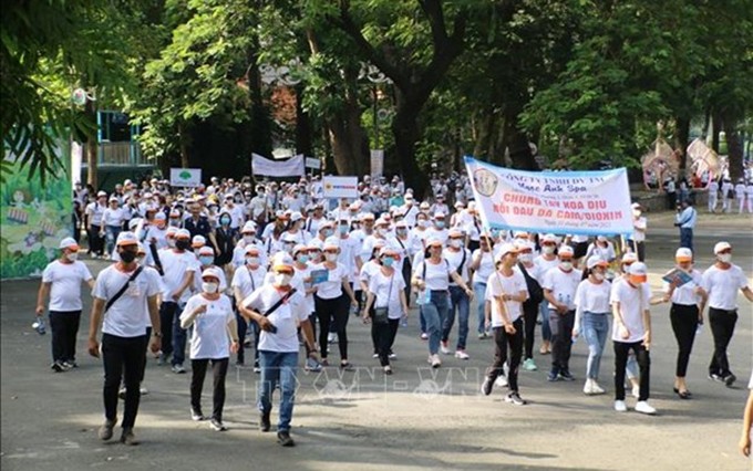 Participantes en la actividad. (Fotografía: VNA)