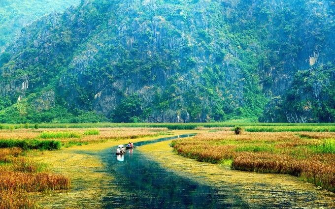 La laguna de Van Long, en Ninh Binh. (Fotografía: Shutterstock)
