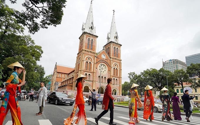 Ciudad Ho Chi Minh es el destino con mayor cantidad de búsquedas de los turistas nacionales. (Fotografía: VNA)