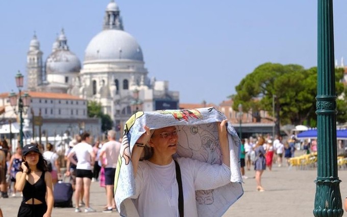 El calor en Venecia, Italia, el 16 de julio. (Fotografía: Reuters)