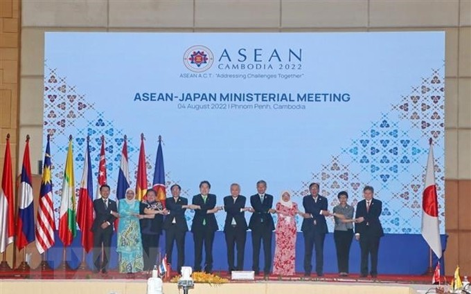 Delegados a la Reunión Ministerial Asean-Japón. (Fotografía: VNA)