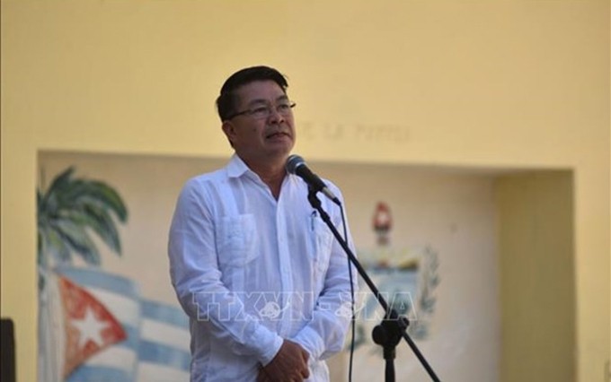El embajador de Vietnam en Cuba, Le Thanh Tung. (Fotografía: VNA) 