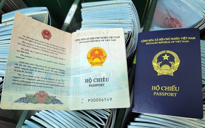 Nuevo modelo de pasaporte de Vietnam. (Fotografía: VGP)
