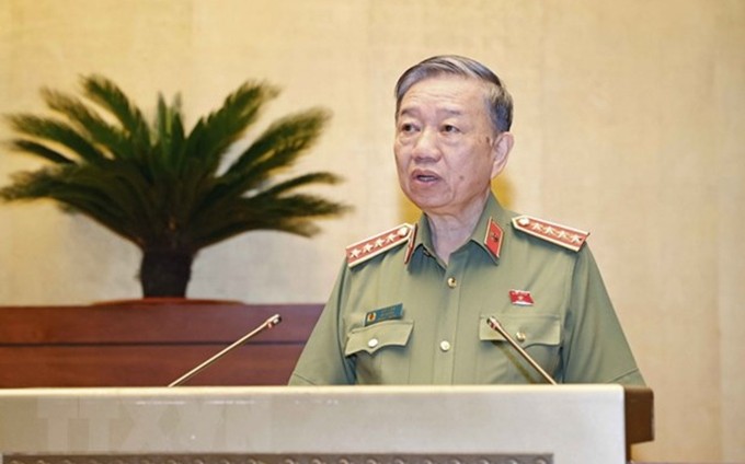 General To Lam, ministro de Seguridad Pública de Vietnam. (Fotografía: VNA) 