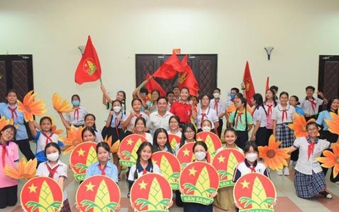 Inauguran en Ciudad Ho Chi Minh Festival infantil Vietnam-Laos-Camboya 2022. (Fotografía: Nhan Dan)