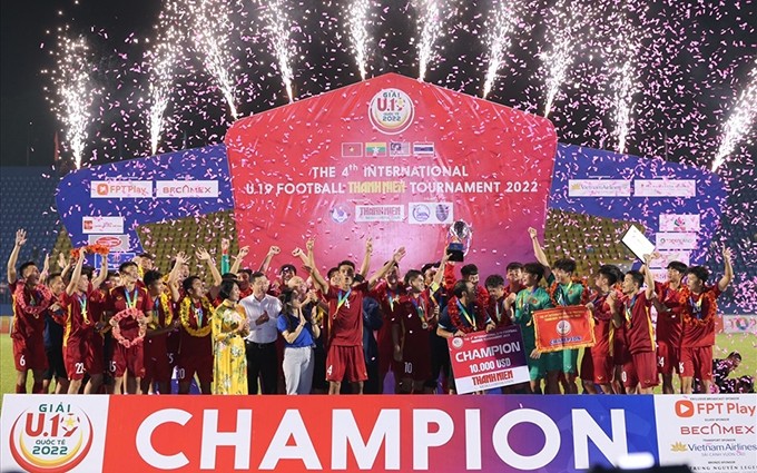 Vietnam, campeón de Torneo Internacional de fútbol Sub-19. (Fotografía: laodong.vn)