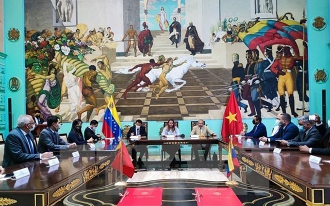 La Asamblea Nacional de Venezuela instala el Grupo de Amistad Parlamentaria Venezuela-Vietnam. (Fotografía: VNA)
