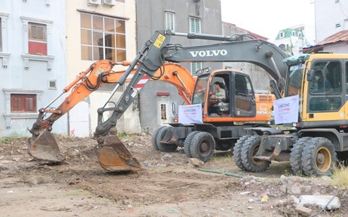 Indochina Kajima construye Wink Hotel en ciudad vietnamita de Hai Phong. (Fotografía: VNA) 