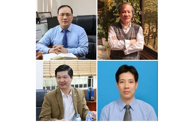 Los cuatro científicos de la Universidad Nacional de Hanói. (Fotografía: https://www.vnu.edu.vn/)