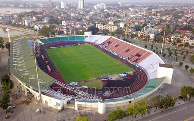 El estadio de Viet Tri desde arriba. (Fotografía: VNA)