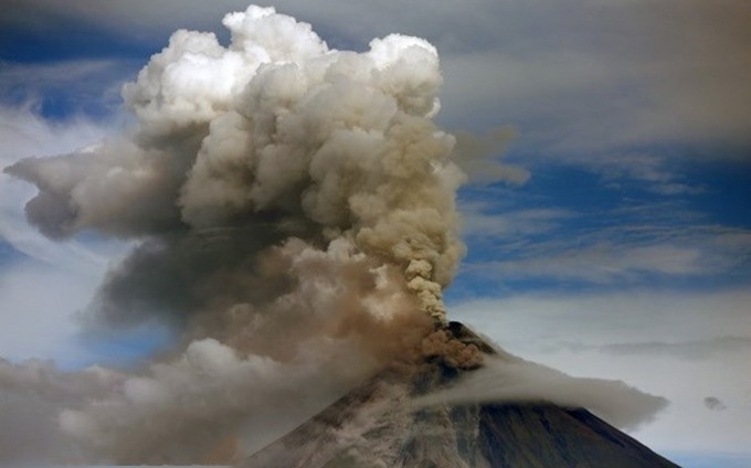 La montaña Mayón (Fuente: VNA)