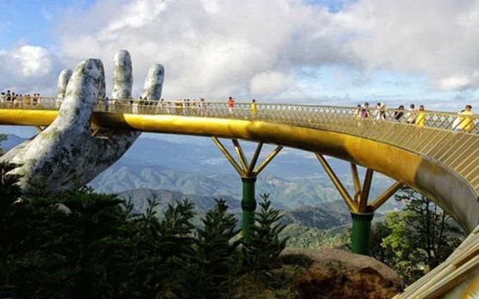 El Puente de Oro en Da Nang. (Fotografía: VNA)
