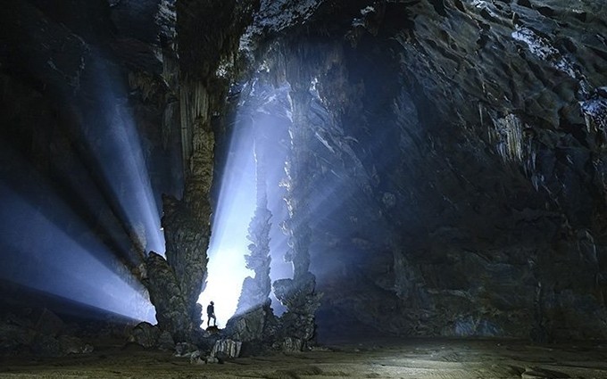 Magnífica belleza de la cueva de Hada en Quang Binh.