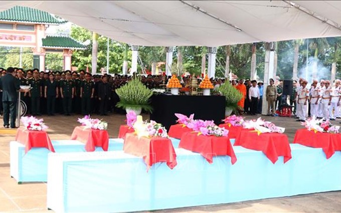 Escena de la ceremonia. (Fotografía: VNA)