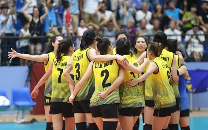 La selección vietnamita conquistó la medalla de bronce en el Campeonato Asiático de Voleibol Femenino sub-23. (Fotografía: VNA)