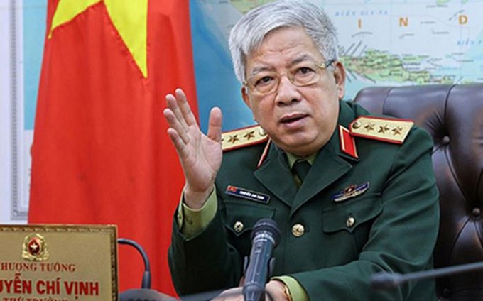 El viceministro de Defensa de Vietnam, teniente general Nguyen Chi Vinh. (Fotografía: bienphong.com.vn)