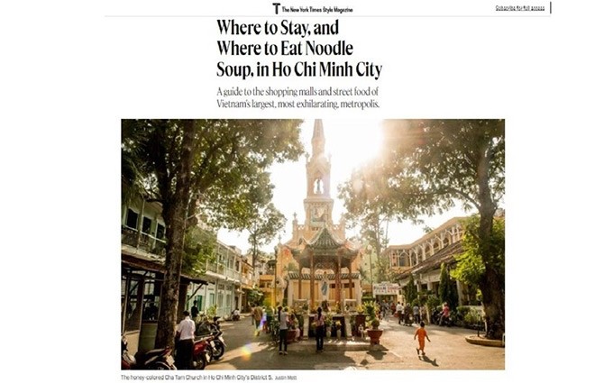 Resalta prensa estadounidense los atractivos de Ciudad Ho Chi Minh (Foto: VNA)