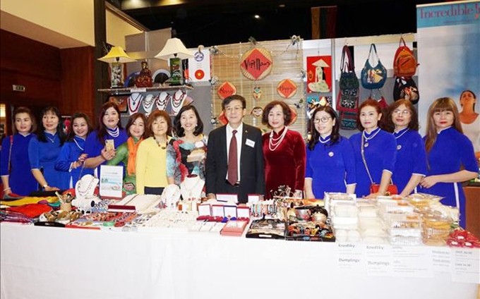 El stand de Vietnam en la feria. (Fotografía: VNA)